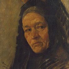 "Frau in Tracht" - 1930 | 45x55 cm | Öl aufKarton